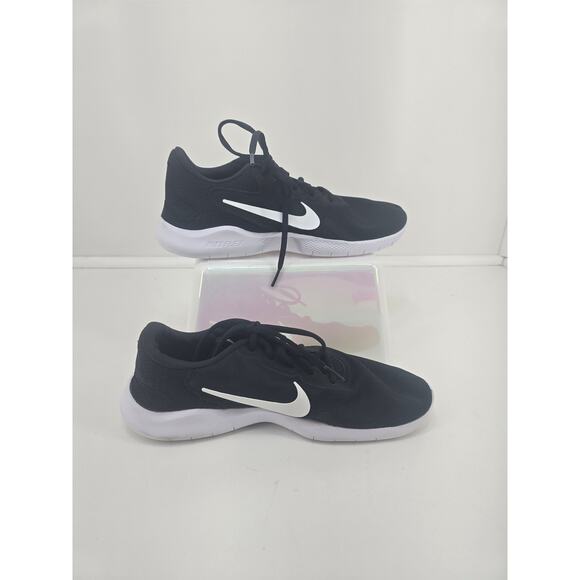 Nike Flex Experience Run 10 CD0225-001 Black White Athletic 9.5 - Picture 2 of 8